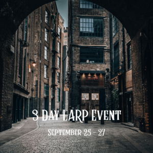 September 2026 3-Day LARP Event